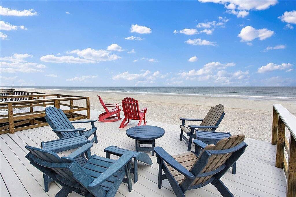 Direkt am Strand gelegenes Vilano Beach Townhome in Vilano Beach, St. Johns County
