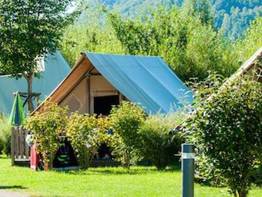 Camping  Ecologique La Roche d'Ully - Bungalowzelt 4 personen - Kanadische Lodge ohne Sanitäranlagen in Ornans, Doubs