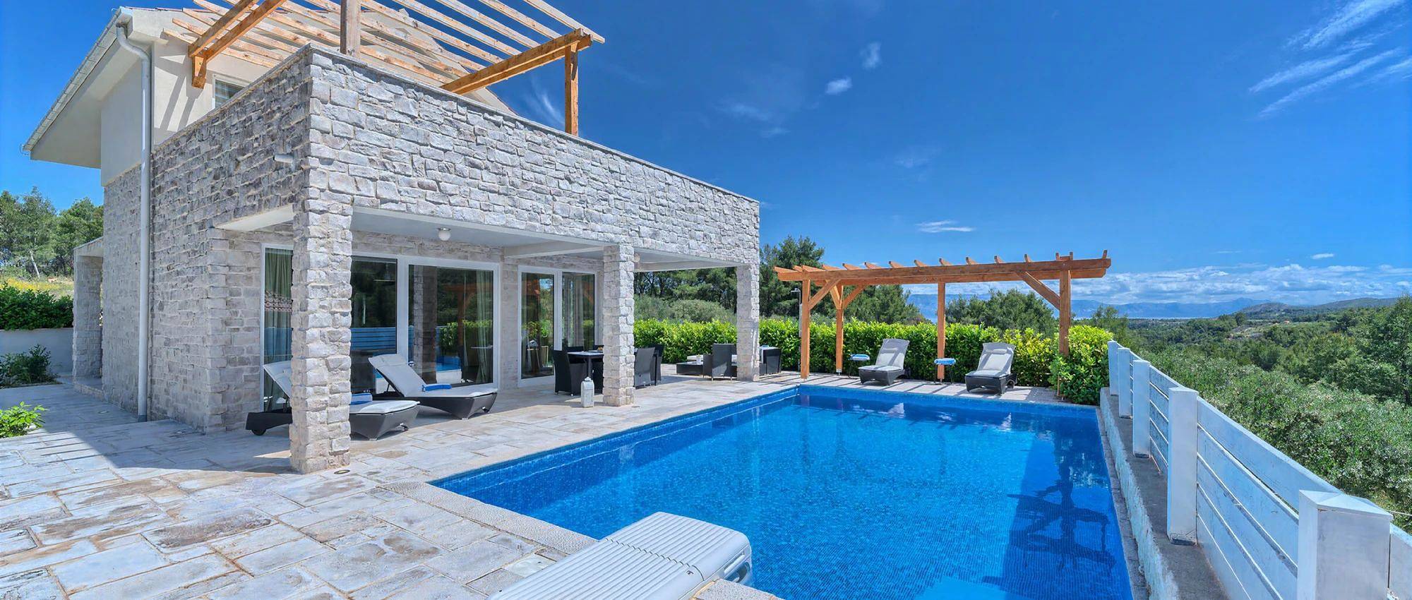 Villa Sadan in Pitve, Hvar