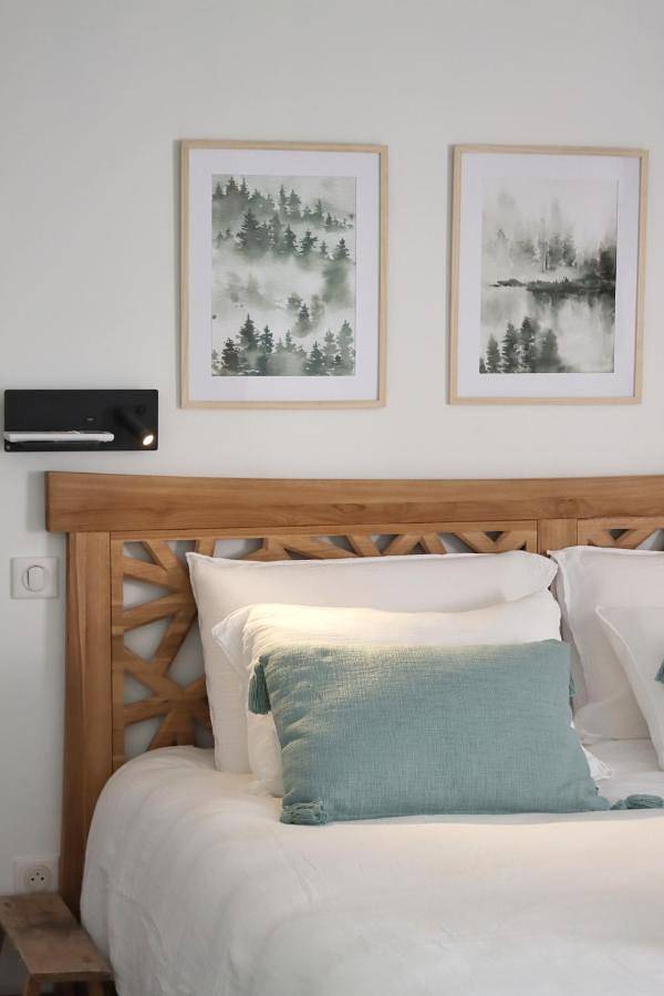 Double or Twin Room with Garden View in Génolhac, Parc national des Cévennes