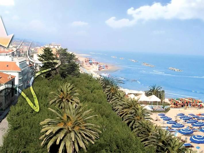 Ferienwohnung für 4 Personen, mit Balkon und Terrasse in Cupra Marittima