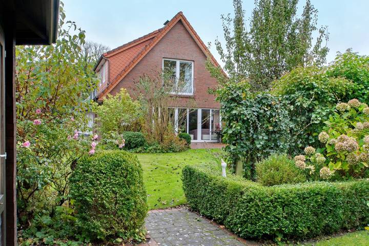 Casa de vacaciones 'Poth' con terraza privada, jardín privado y wifi in Wangermeer, Wangerland