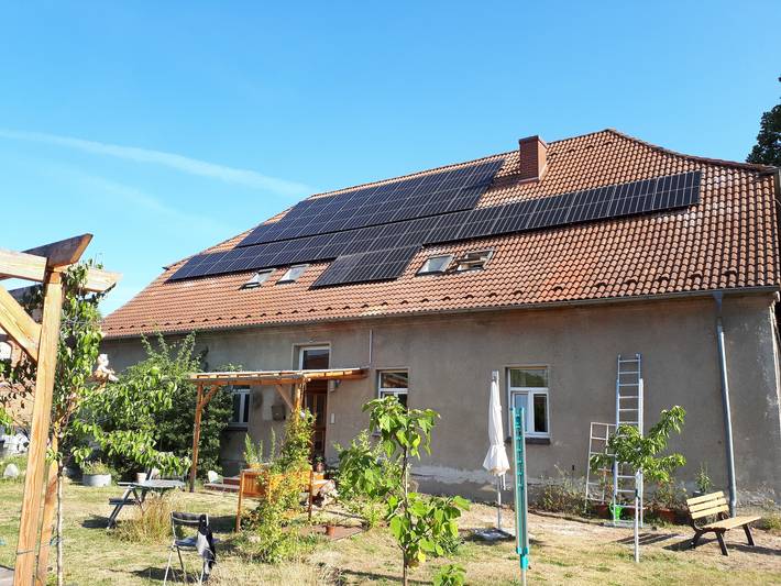 Ganze Wohnung, Ferienwohnung 'Ehemaliges Gutsverwalterhaus' mit Gemeinschaftsterrasse, Gemeinschaftsgarten und Wlan in Mildenitz, Mecklenburg-Strelitz