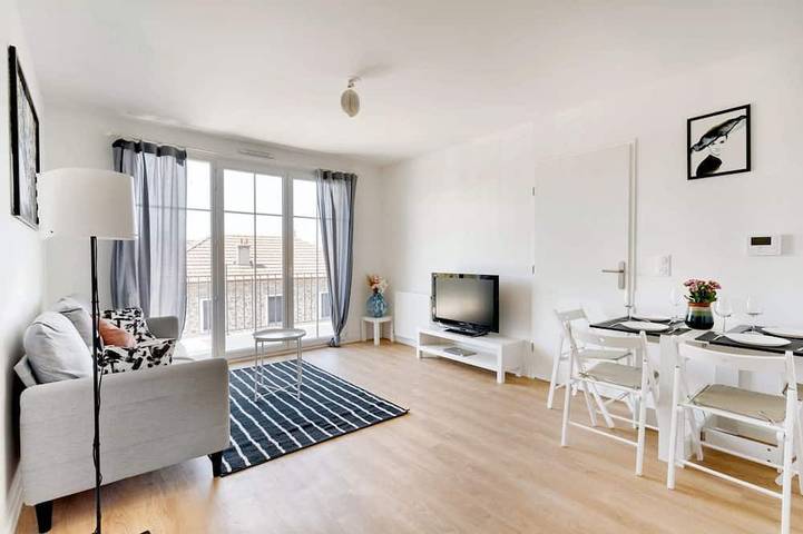 Location de vacances pour 4 personnes, avec balcon à Villiers-sur-Marne