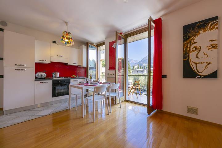Vakantieappartement voor 4 personen, met balkon in Riva del Garda