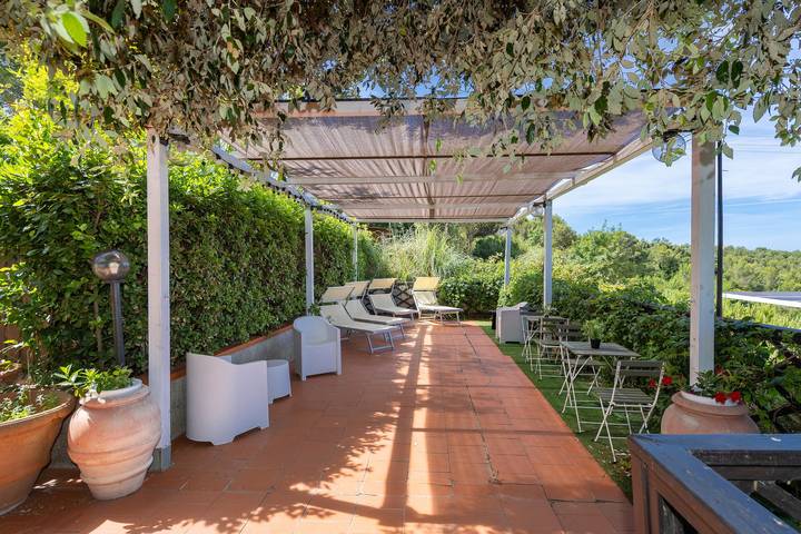 Kamer 'Piccolo Paradiso - Camera 1' met gedeeld terras, tuin en wifi in Livorno, Etruskische kust