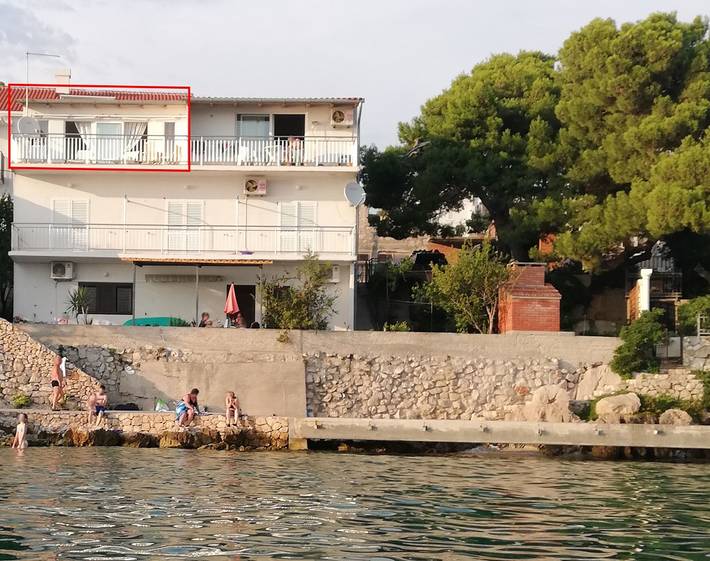 Apartament wakacyjny dla 5 osób, z taras w Tribunj