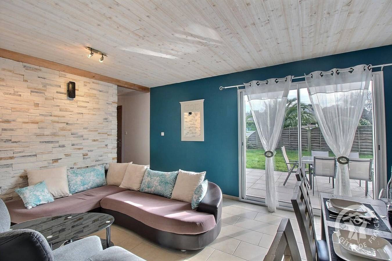 Les Agapanthes in Port Blanc (Penvénan), Penvénan