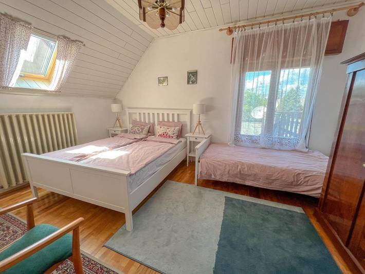 Ferienhaus für 7 Personen, mit Garten und Ausblick, kinderfreundlich in Balatonboglar