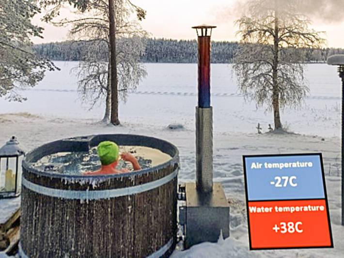Urpola riviera in Rovaniemi, Lappland