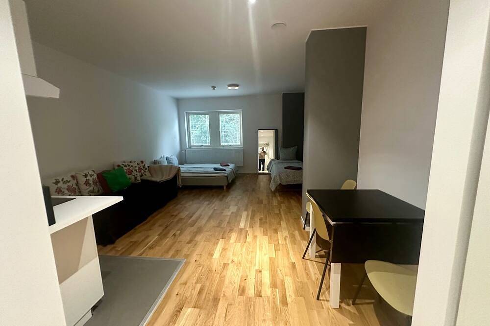 Ganze Wohnung, Big Studio Apartment in Sollentuna, Stockholm in Sollentuna kommun, Schwedische Ostsee