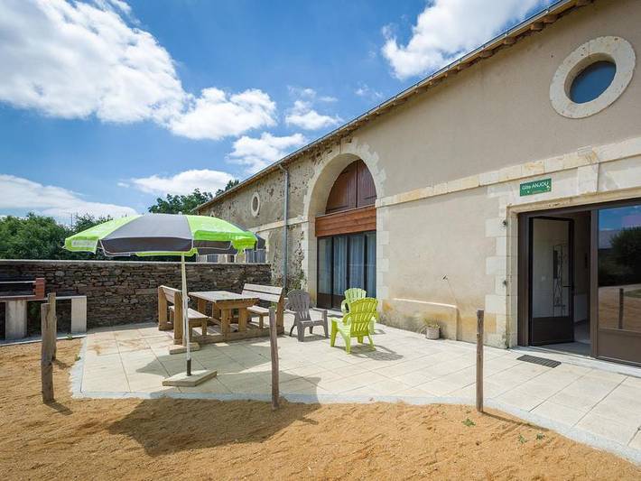 Camping Sites et Paysages - L'Etang de Brissac  - Landhaus 8 personen - Premium Anjou 4 Zi. - 100m² - Tv - Geschirrspülmaschine - 2 Bäder in Brissac-Quincé, Loire-Tal