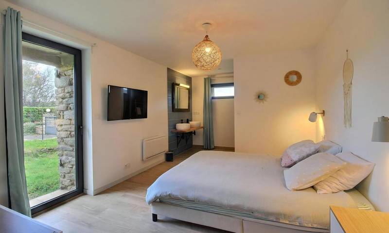 Location de vacances pour 12 personnes, avec jardin ainsi que piscine et vue, adapté aux familles à Guiler-sur-Goyen - 2