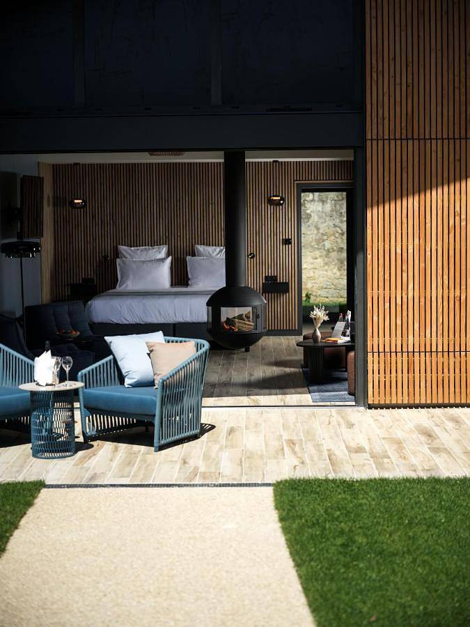 Hôtel pour 3 personnes, avec jardin ainsi que terrasse et jacuzzi