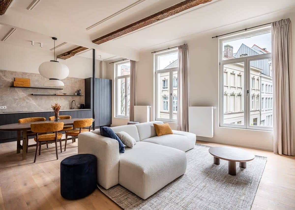 Ganze Wohnung, Casiola - Posh apartment with city view in Gent, Ostflandern