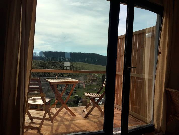 Ferienwohnung für 3 Personen, mit Ausblick und Sauna sowie Garten und Balkon in Lohme - 2
