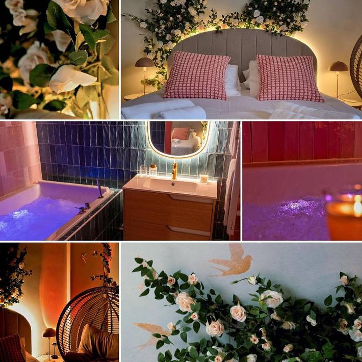 Gîte pour 2 personnes, avec terrasse et jacuzzi dans Noyal-sur-Vilaine