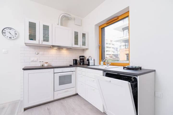 Geheel appartement, Modern Apartment with Terrace | Close to the Main Railway Station in Krakau, Klein-Polen