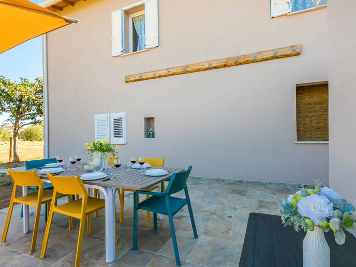 Ferienwohnung für 7 Personen, mit Garten in Castagneto Carducci