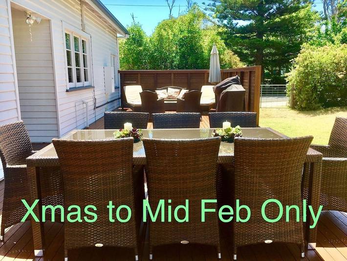 Holiday home for 10 people, with terrace and garden in Tasmania