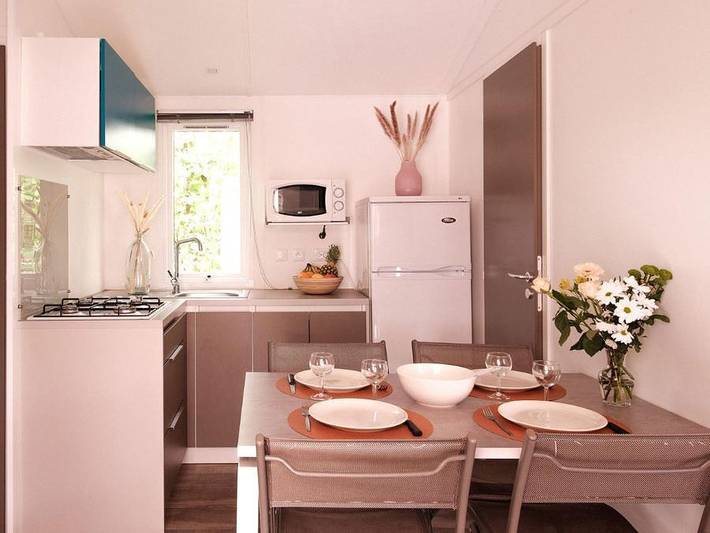Camping L'Orée de l'Océan - Mobilheim 4 personen - Cottage Cosy 2 Zimmer in Landevieille, Loire-Tal