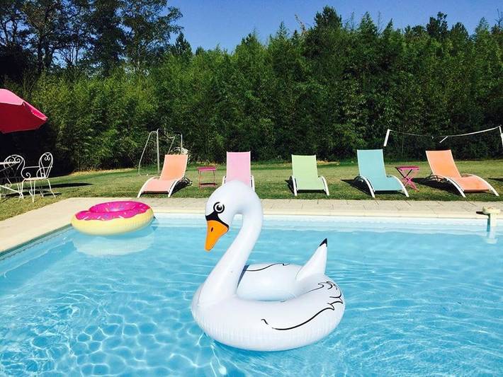 Location de vacances pour 6 personnes, avec jardin et piscine ainsi que vue et vue sur le lac, animaux acceptés à Port-Sainte-Marie - 2