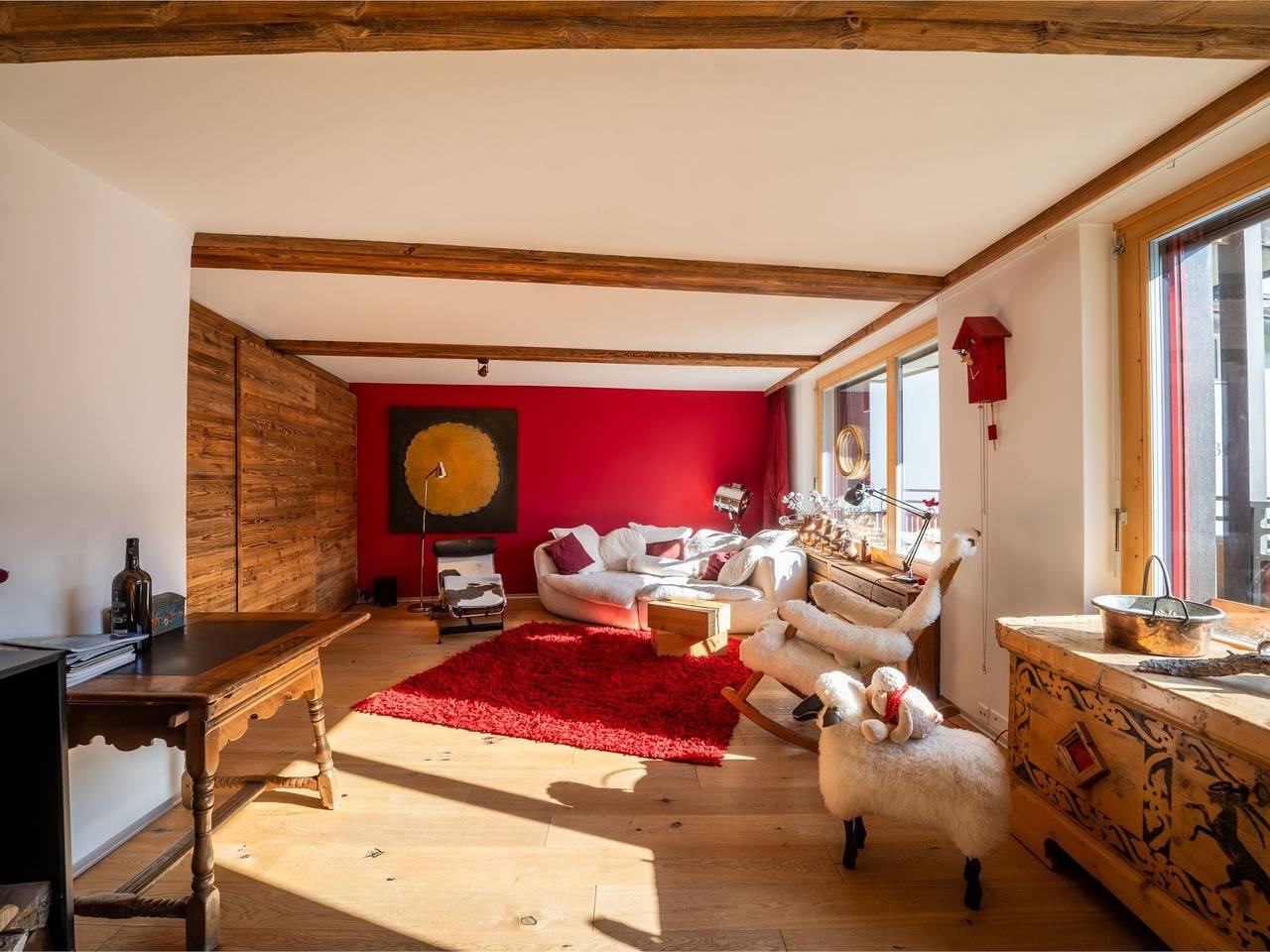 Ganze Wohnung, Duplex de charme im « Zermatter Chic » in Zermatt, Walliser Alpen