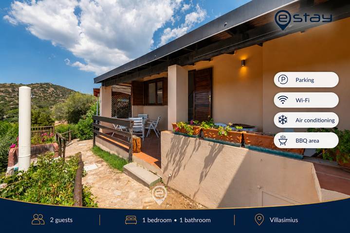Ferieleilighet for 2 personer, med Balkong / Terrasse i Simius
