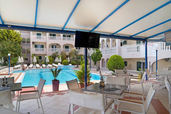 Studio voor 3 personen, met tuin en balkon op Zakynthos
