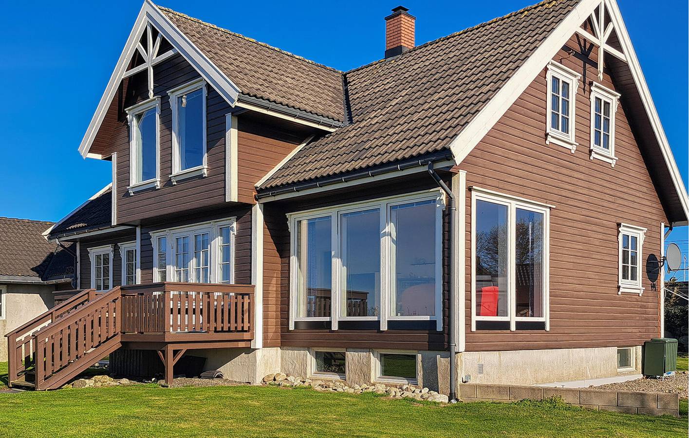 Ferienhaus für 8 Personen mit Garten in Farsund