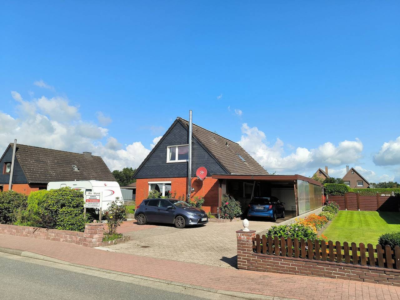 Ganze Ferienwohnung, Mohnkopf: Fewo mit Terrasse - Fewo Mohnkopf in Jerrishoe, Grünes Binnenland