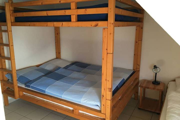 Comfortable holiday center house with its own garden directly at the nature reserve in Borkum