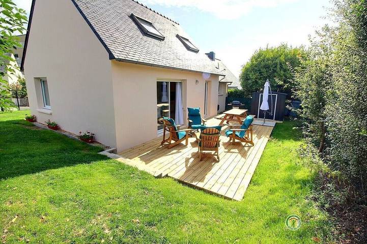 Location de vacances pour 4 personnes, avec jardin et terrasse à Perros-Guirec