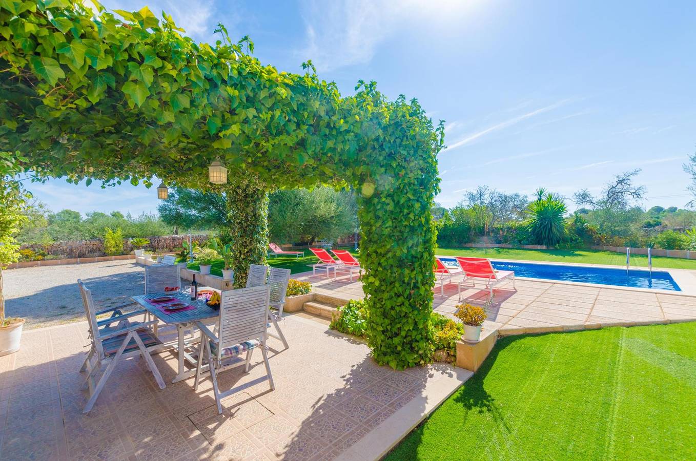 Sa Teulada - Ferienhaus mit privaten Pool in Santa Margalida . Wifi gratis in Santa Margalida, Mallorca Norden