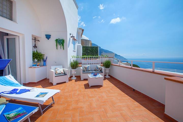 Location de vacances pour 3 personnes, avec Terrasse à Positano
