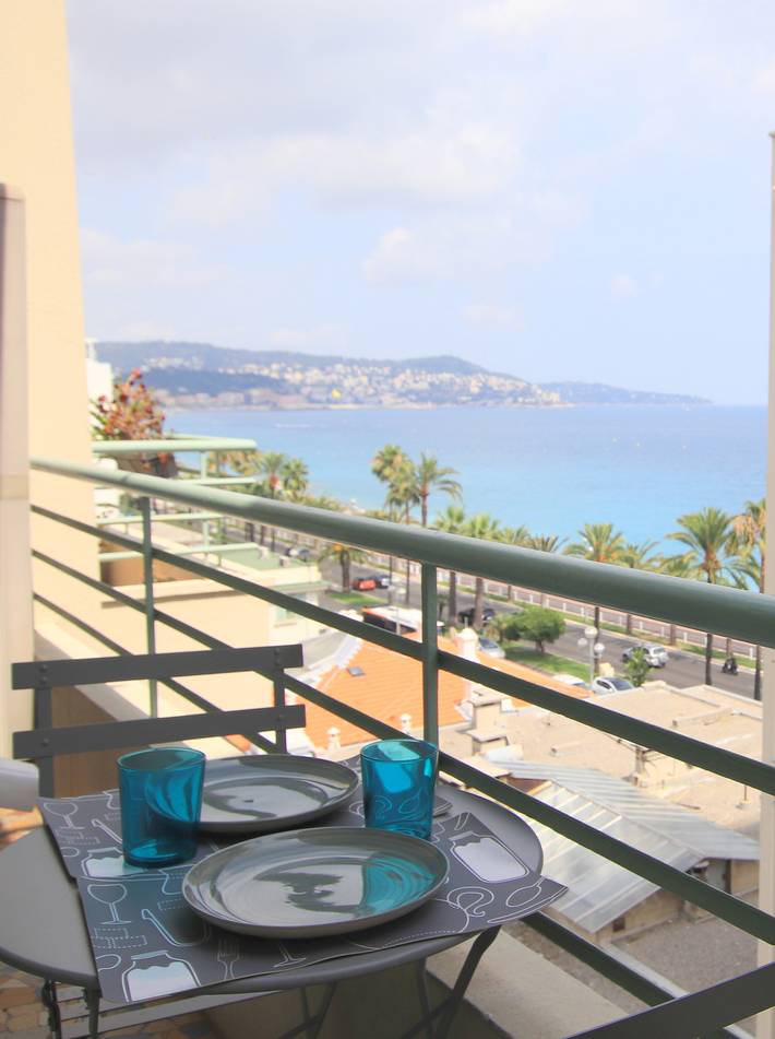 Vakantieappartement voor 2 personen, met terras in Nice