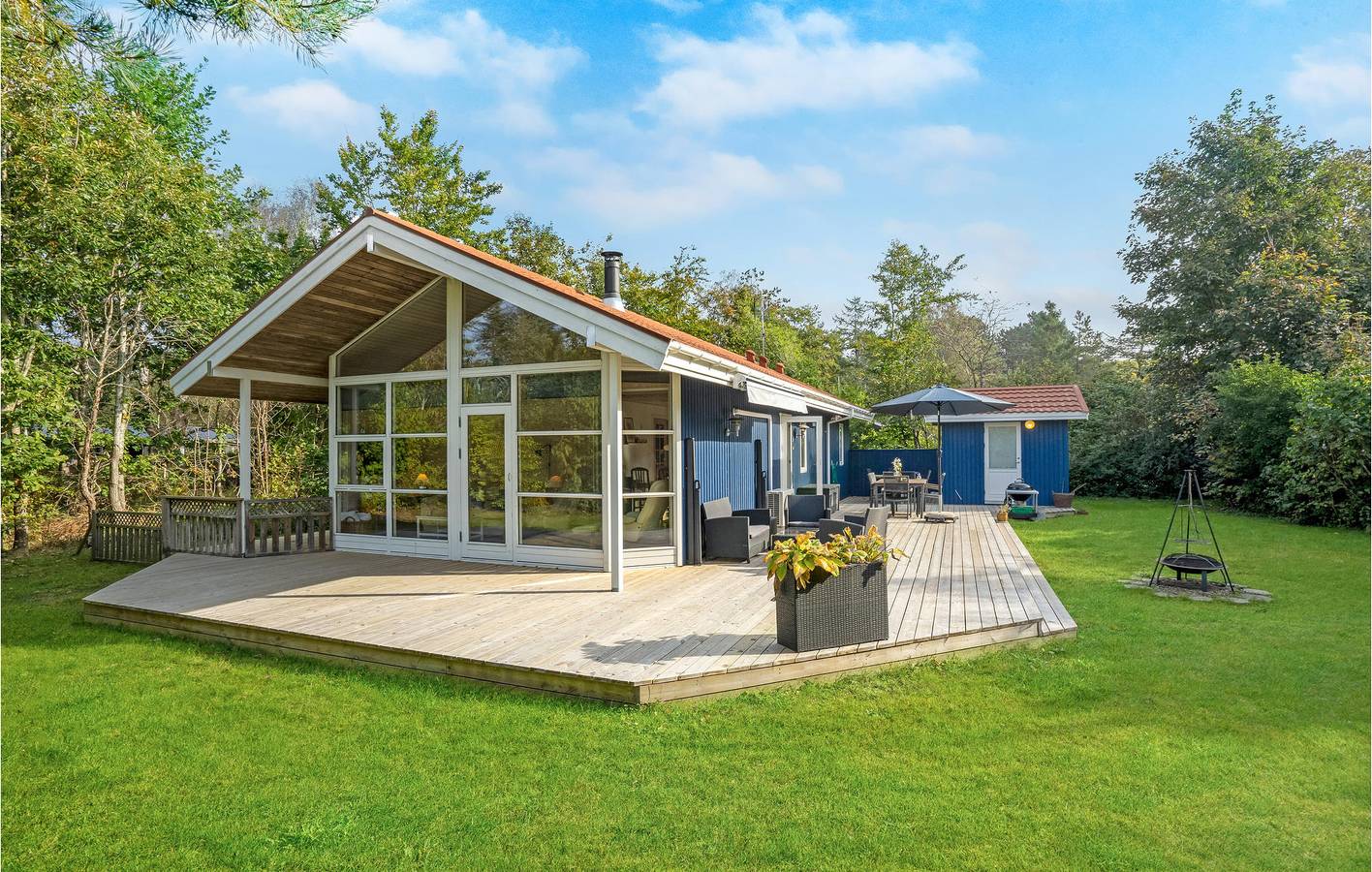 Ferienhaus für 6 Personen mit Terrasse in Vig Lyng, Vig