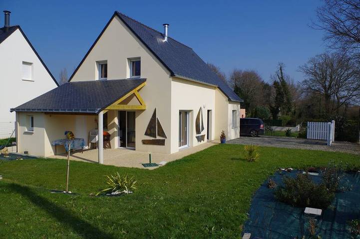Location de vacances pour 6 personnes, avec terrasse et jardin dans Plage De Treherve