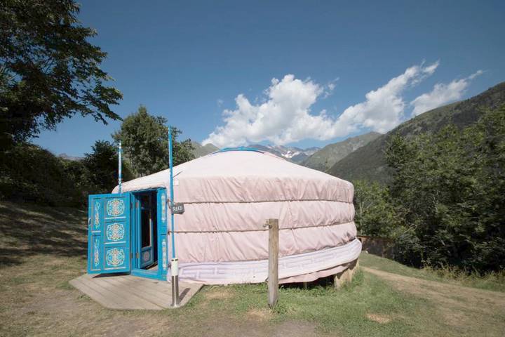 Tente pour 5 personnes, avec vue et jardin, animaux acceptés dans les Hautes-Pyrénées - 2