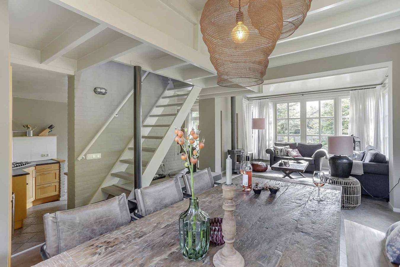 Prachtig 6 persoons vakantiehuis met hottub in Noord Brabant in Uden, Noord-Brabant