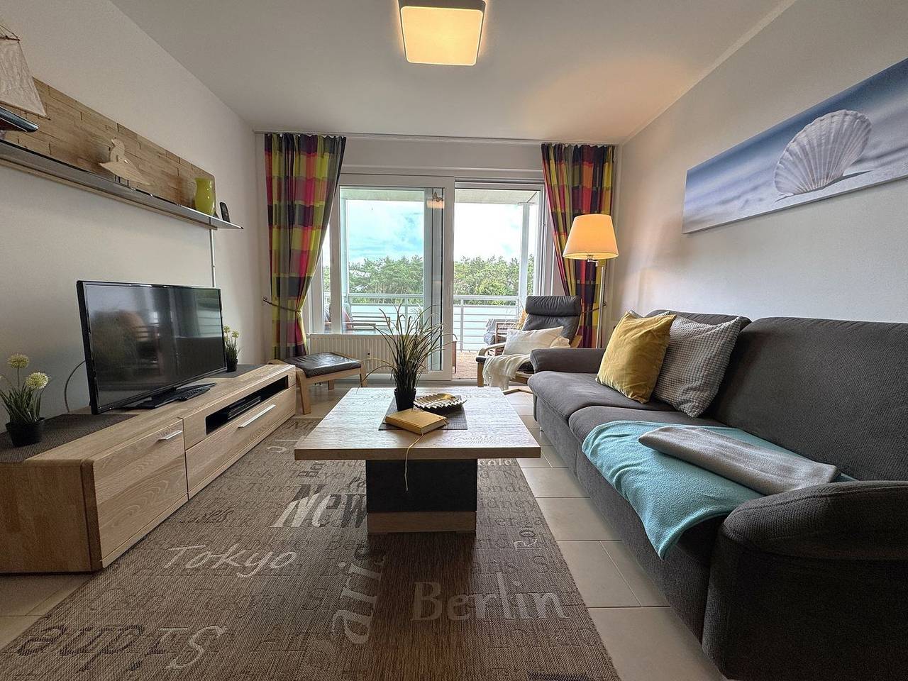 Ganze Wohnung, Appartement "Meeresbrise" mit Balkon direkt hinter dem Deich in Dierhagen Strand, Dierhagen