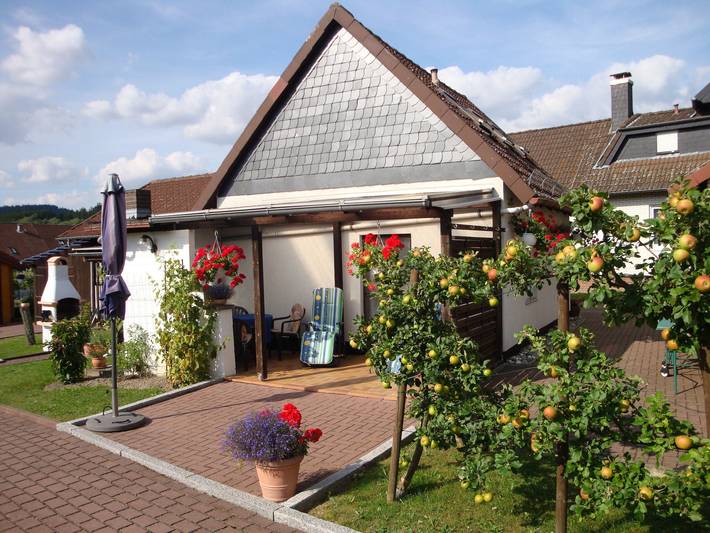Ferienhaus für 3 Personen, mit Terrasse und Garten in Wolfshagen