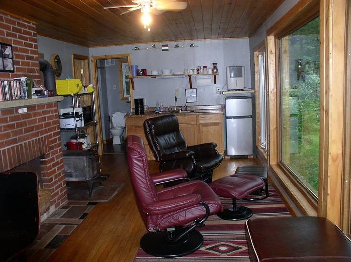 Log cabin for 4 people, with garden and terrace in Wisconsin