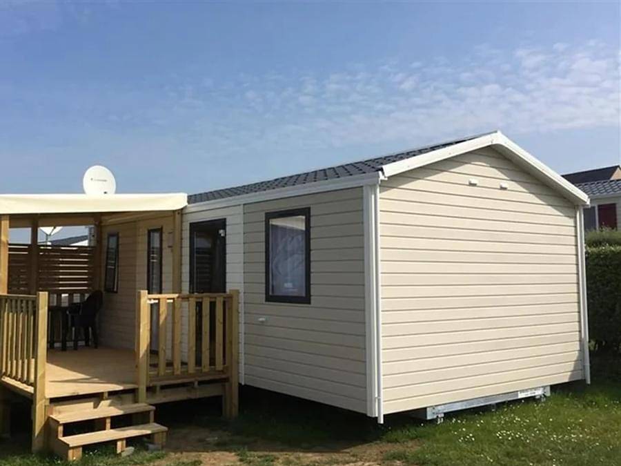 Camping La Vallée des Vignes - Mobile home 6 persons - Mobil Home Aqua 2ch 4/6pers Terrace Semi-covered Tv in Concourson-sur-Layon, Loire Valley