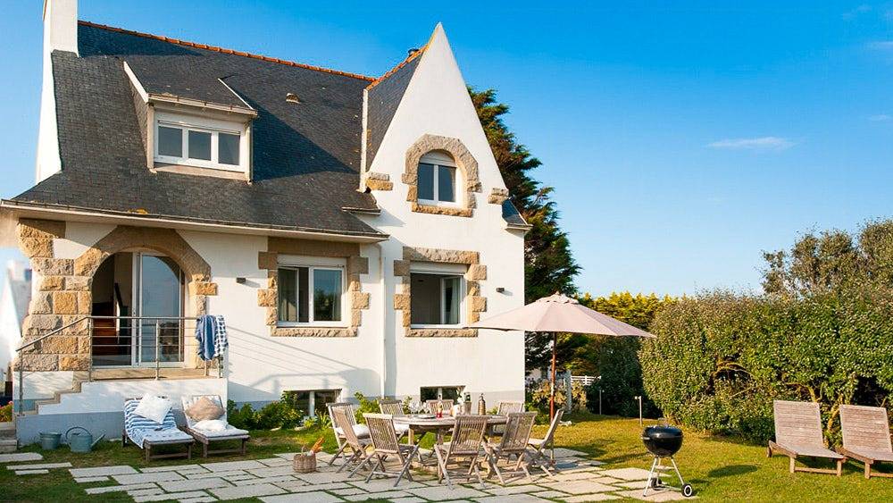 Villa bretonne avec vue mer et spa à Porz-Riagat in Lesconil, Plobannalec-Lesconil