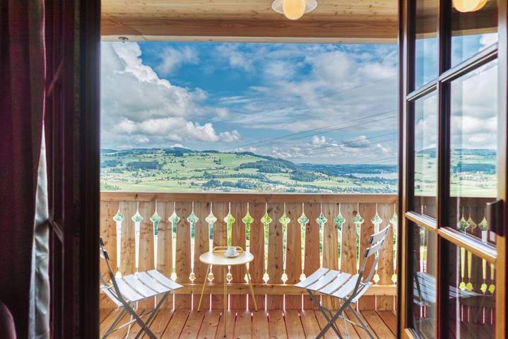 Ferienwohnung für 2 Personen, mit Ausblick und Garten sowie Seeblick - 1