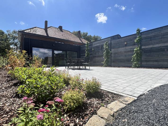 Location de vacances pour 8 personnes, avec Terrasse ainsi que Jardin et Sauna à Opglabbeek