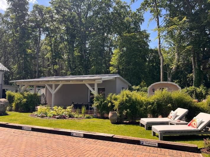 Ferienhaus für 2 Personen, mit Terrasse und Garten sowie Pool und Sauna in Leopoldshagen