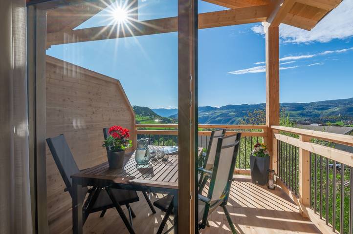 Ferienwohnung für 6 Personen, mit Sauna und Balkon sowie Garten in Völs am Schlern