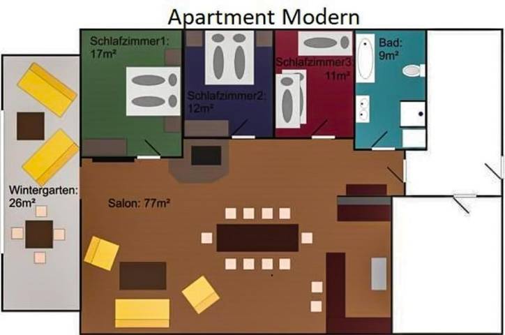 Ferienwohnung für 7 Personen, mit Sauna und Ausblick sowie Seeblick und Garten in Revfülöp - 2